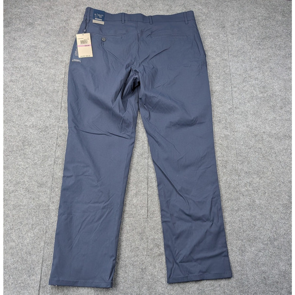 Original Penguin Golf Pants Mens 32x30 Blue Stretch Performance Chino Preppy - Picture 2 of 6